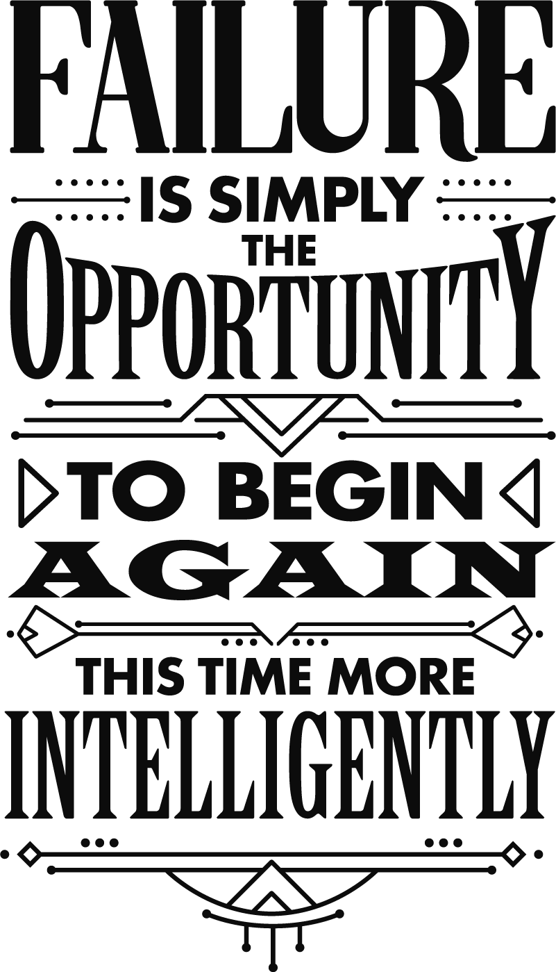 Henry Ford Failure Living Room Wall Decor - TenStickers