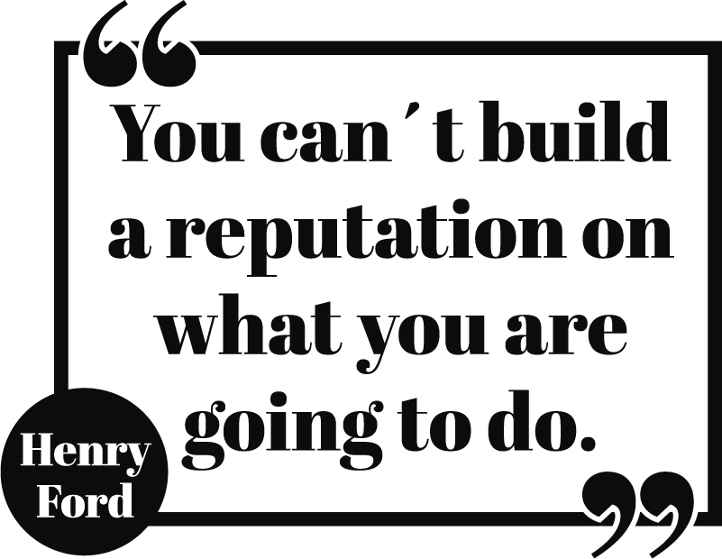 Henry Ford Reputation Living Room Wall Decor - TenStickers