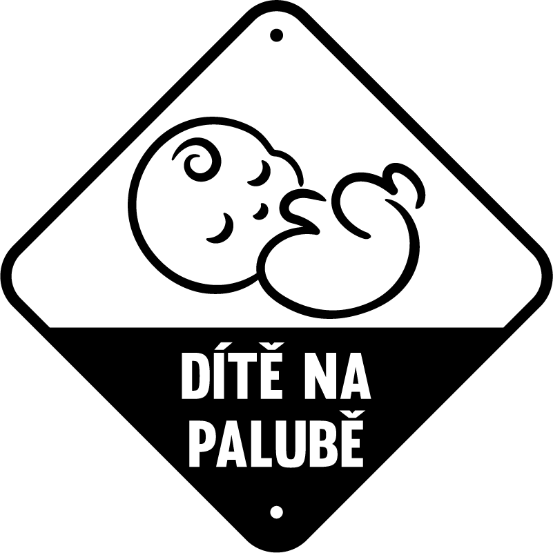 Dítě na palubě dítě na palubě štítku - TenStickers