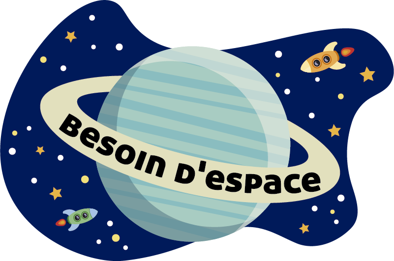 Sticker Espace Besoin d'Espace - TenStickers