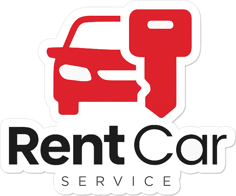 Customisable sticker for car rental logo - TenStickers