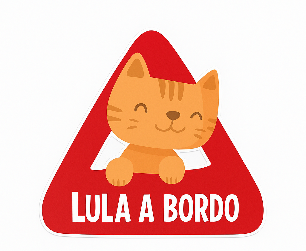 Vinilo playstation tu gato a bordo - TenVinilo