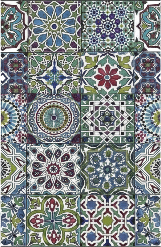 Furniture sticker ornamental arabic tile design - TenStickers