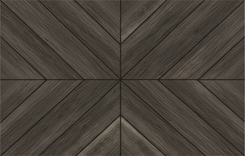 Furniture sticker dark chevron wood design - TenStickers