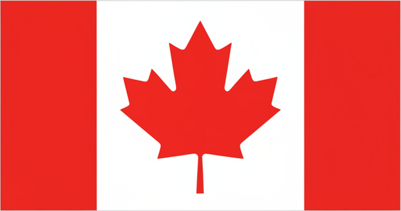 Car decals canada featuring canadian flag design - TenStickers