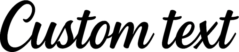 動物 シール トラックバックカスタムテキスト - TENSTICKERS