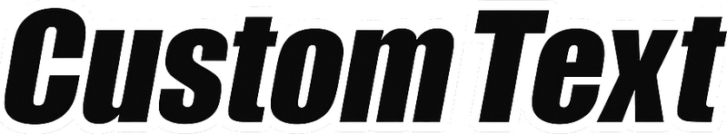 Motorcycle sticker custom text for motorcycle - TenStickers