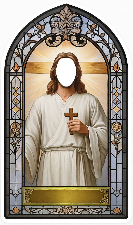 Customisable sticker jesus saint design - TenStickers