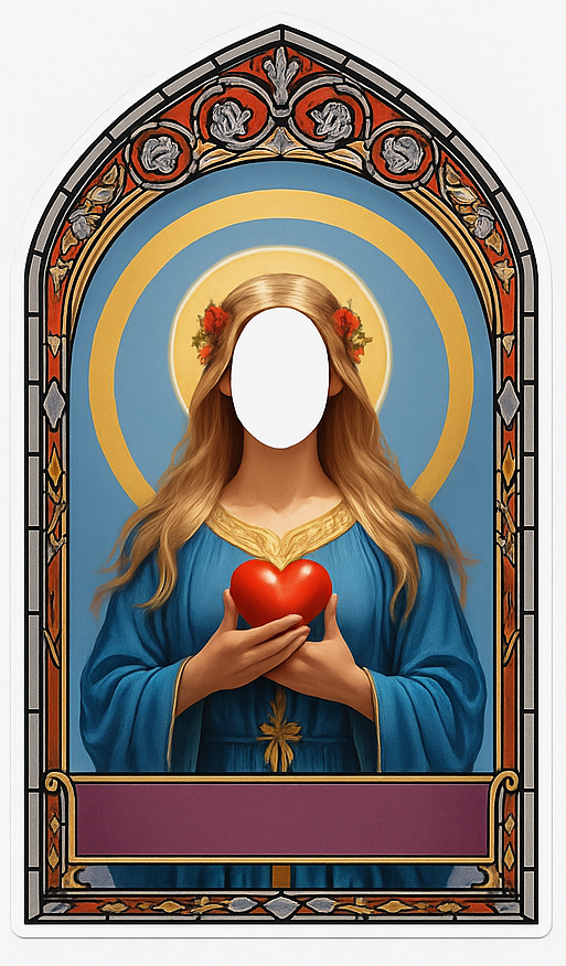 Adesivo personalizzabile donna personalizza viso - TenStickers