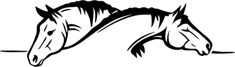 Adesivo per auto scuderia e cavalli - TenStickers