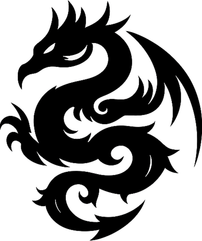 Adesivo per auto esterno drago - TenStickers