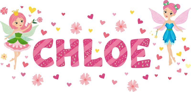 Customisable sticker fairy wall theme - TenStickers