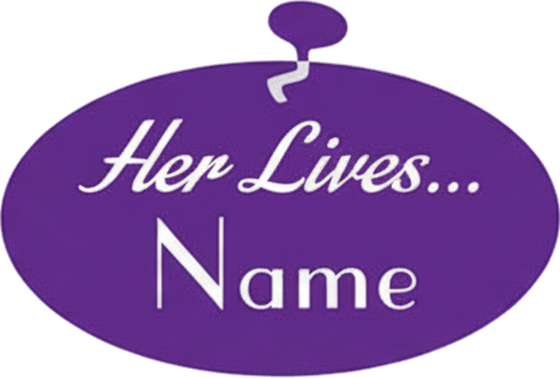 Tilpasses klistermærke her bor for dør - TenStickers