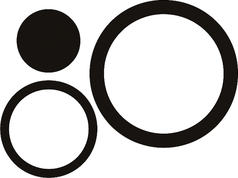 Wandtattoo moderne kreiseformen - TenStickers