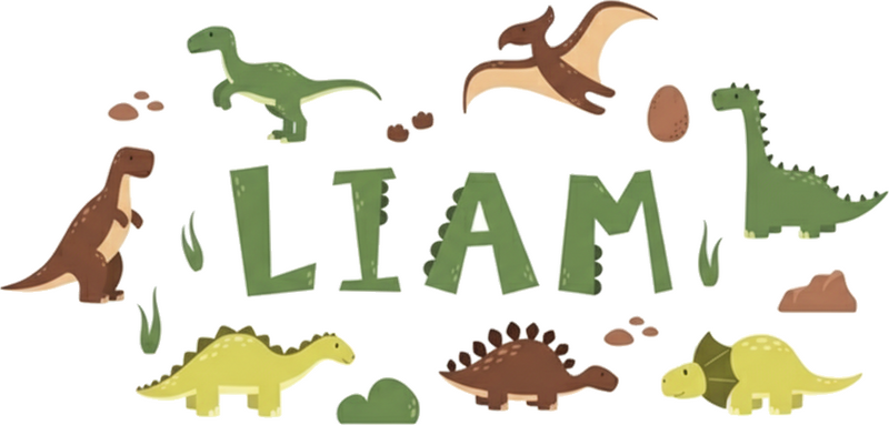 Customisable sticker dinosaur for children's room - TenStickers