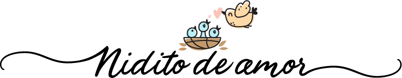 Vinilo frase nidito de amor - TenVinilo