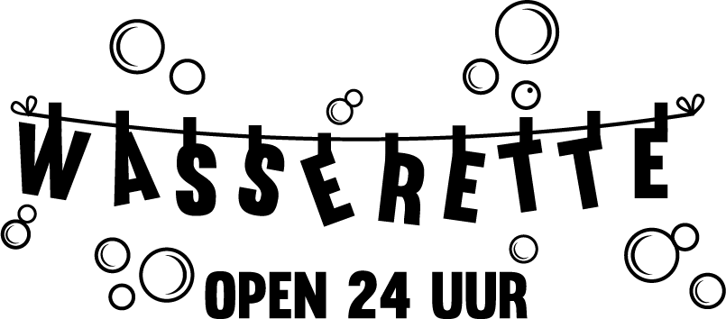 Bedrijfsstickers Wasserette waskamer - TenStickers