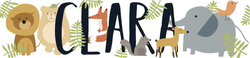 Different named animals Bike Sticker - TenStickers