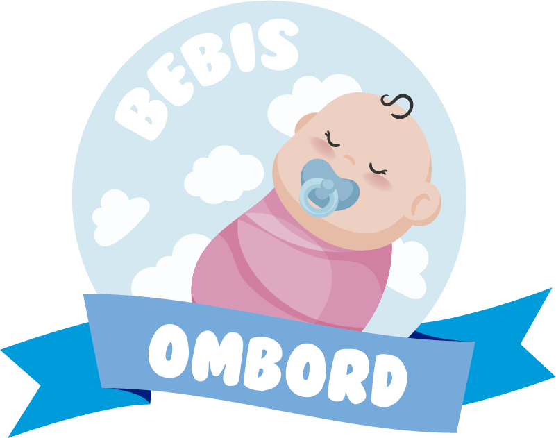 Barn ombord barn ombord klistermärke - Tenstickers