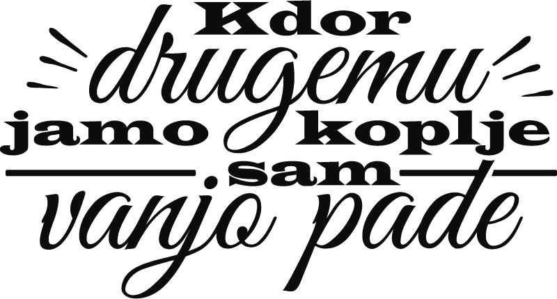 Tekst dnevna soba dnevna soba stenski dekor - TenStickers