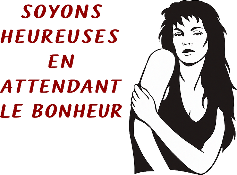 Sticker mural silhouette élégante de femme - TenStickers