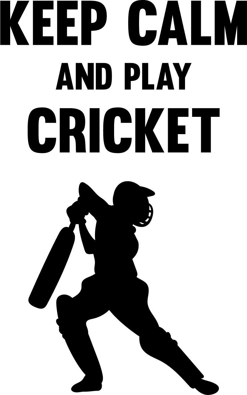 Cricket Keep Calm Home Wall Sticker - TenStickers