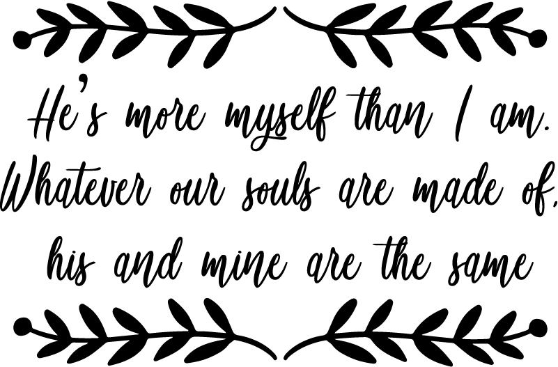 Wuthering Heights Soul Headboard Sticker - TenStickers