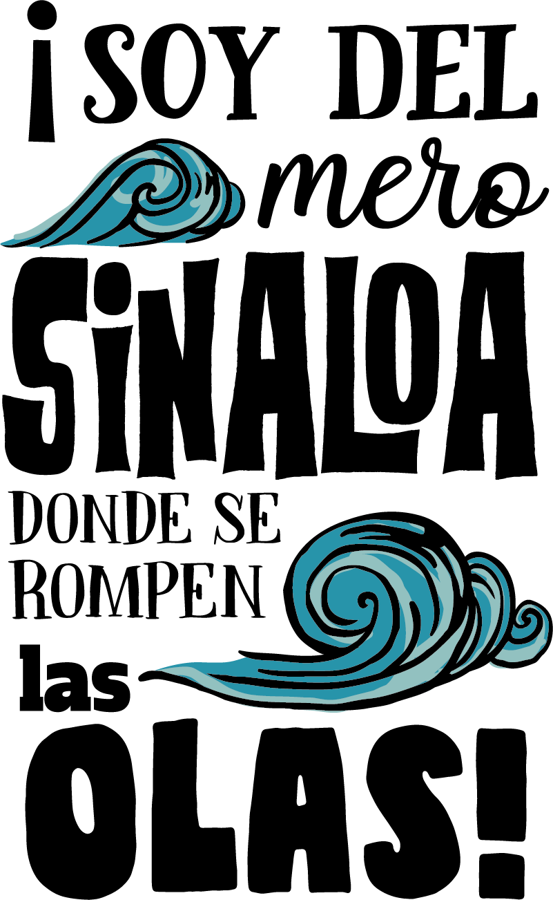 Vinilo pared El Sinaloense - TenVinilo