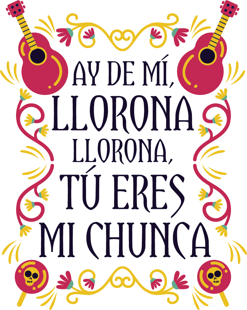 Vinilo original pared La Llorona - TenVinilo