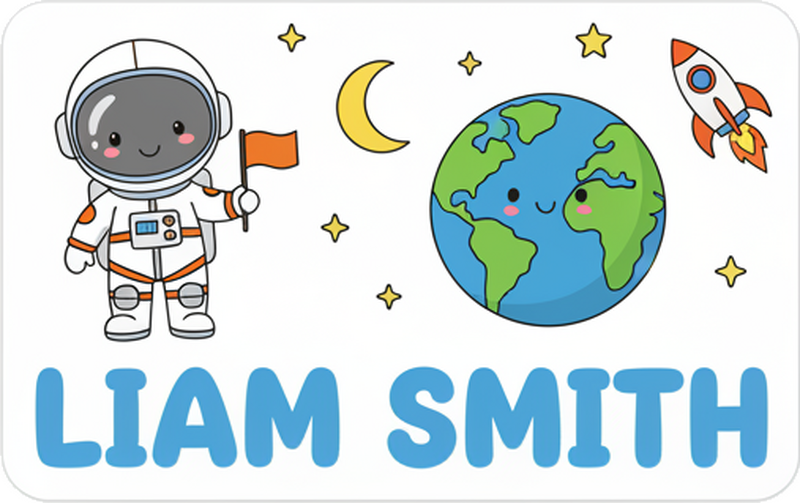 Sticker personnalisable étiquette de boîte à lunch - TenStickers