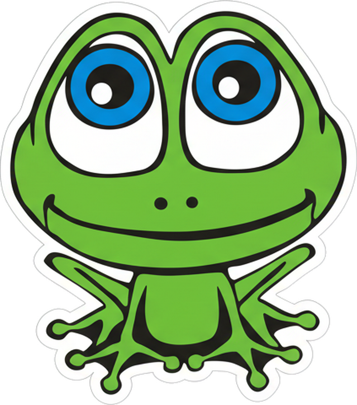 Nálepka na auto roztomilá malá mlha - TenStickers