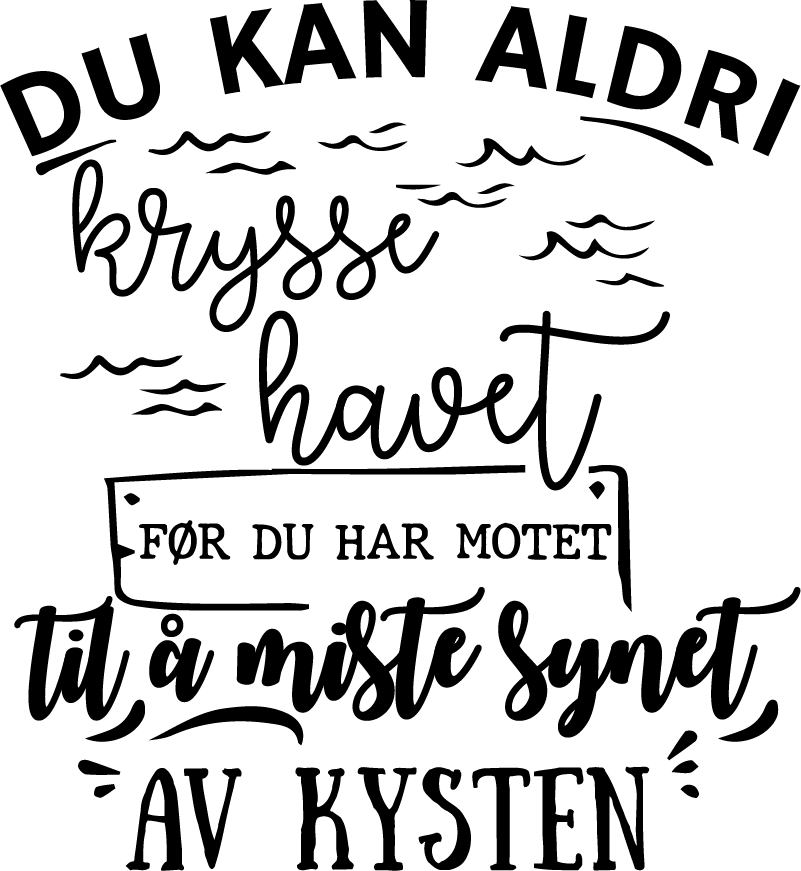 Krysser havets stue veggdekorasjon - Tenstickers