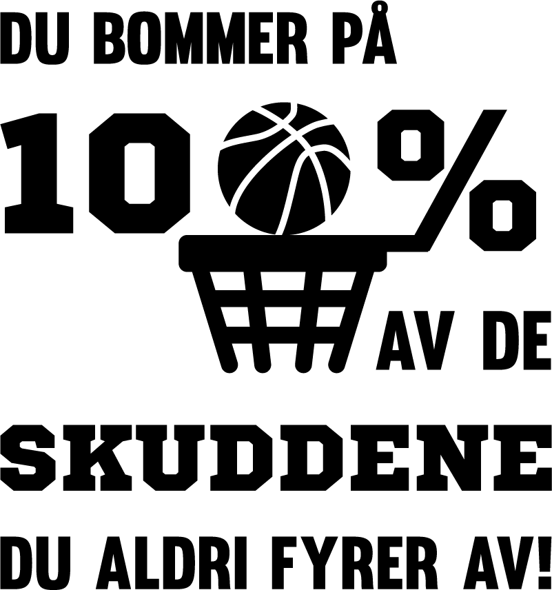 Basketball klistremerke tekst klistremerke - Tenstickers