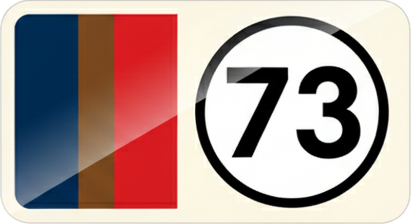Sticker vélo panneaux de numéro de course vintage - TenStickers