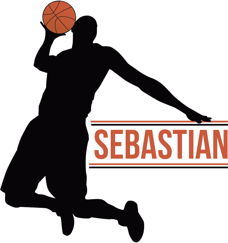 Silhueta ilustração de pessoa jogando basquete, basquete Jumpman