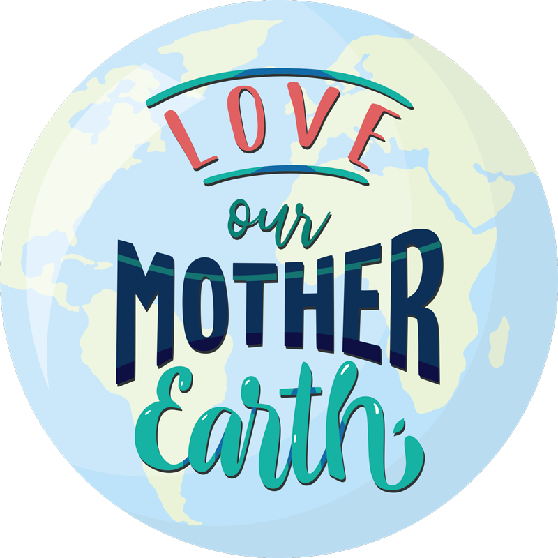 笔记本电脑贴纸 大地母亲的怀抱 - TenStickers