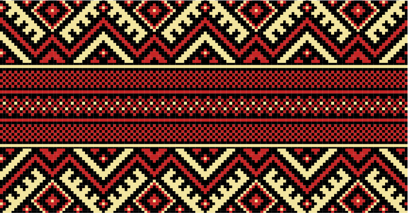 Aboriginal pattern furniture sticker - TenStickers