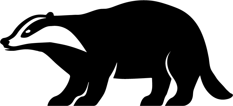 Honey Badger Animal Wall Sticker - TenStickers