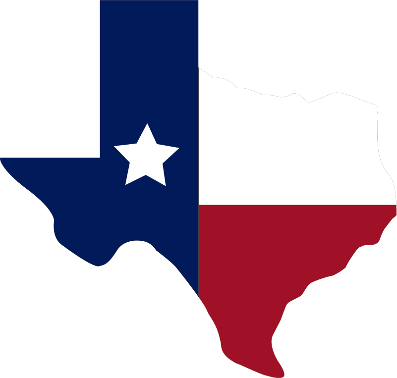 Texas Flag Laptop Sticker - TenStickers