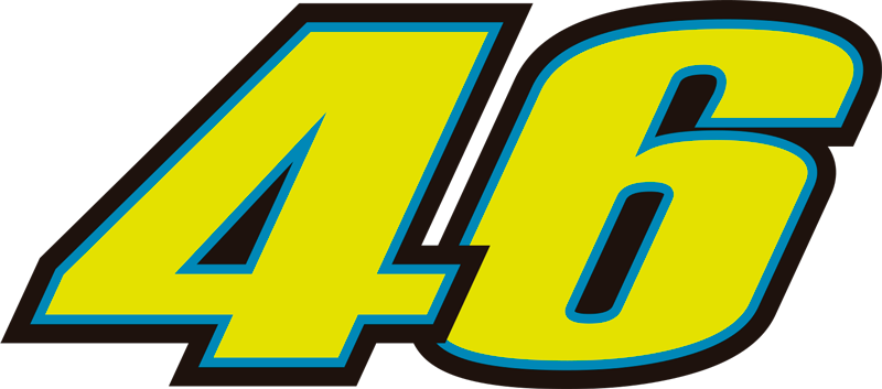 Rossi number (iPhone) iPhone decal -