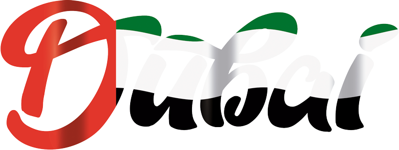 Dubai flag laptop sticker - TenStickers