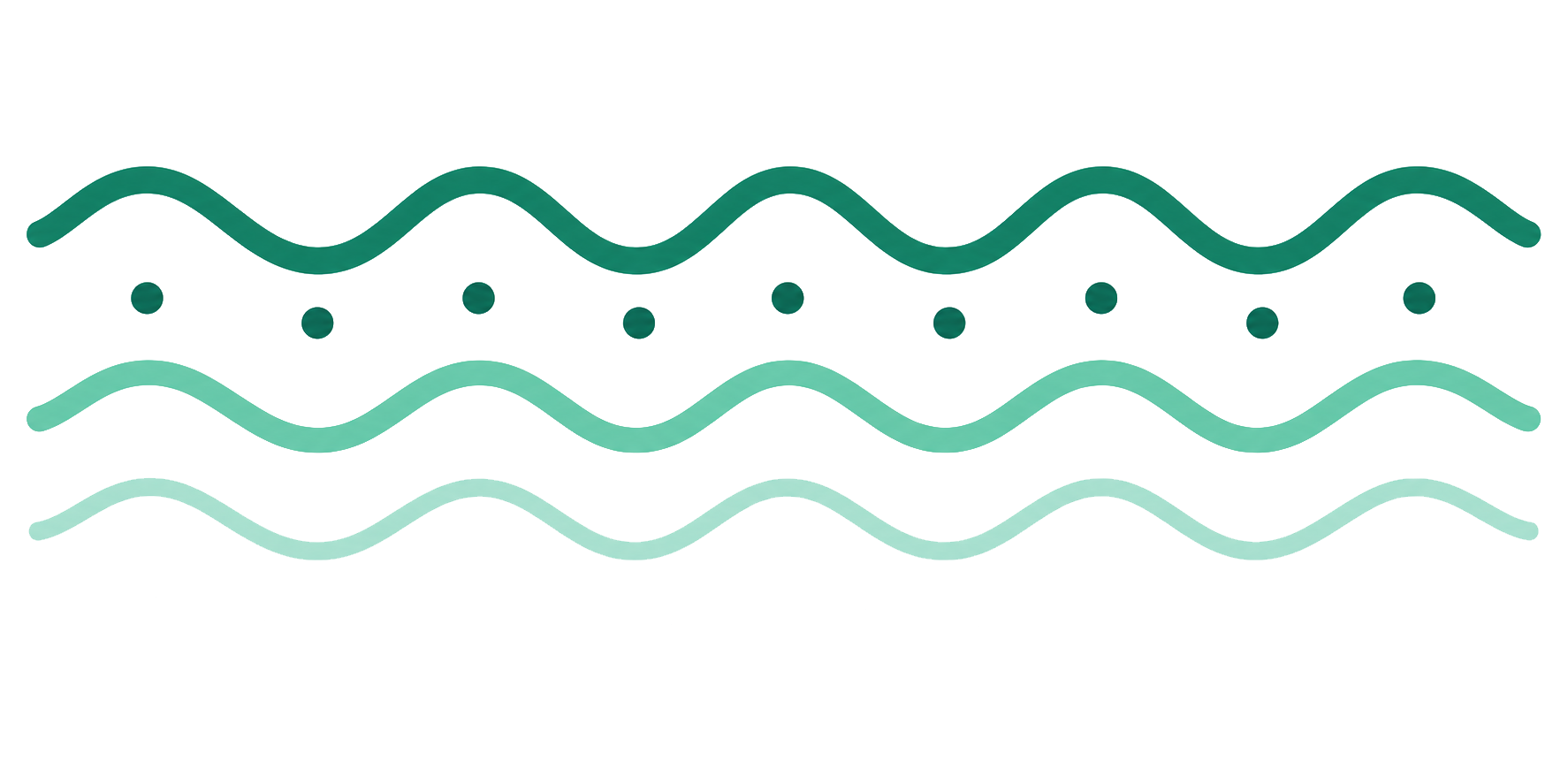 Sticker mural vague brise marine - TenStickers