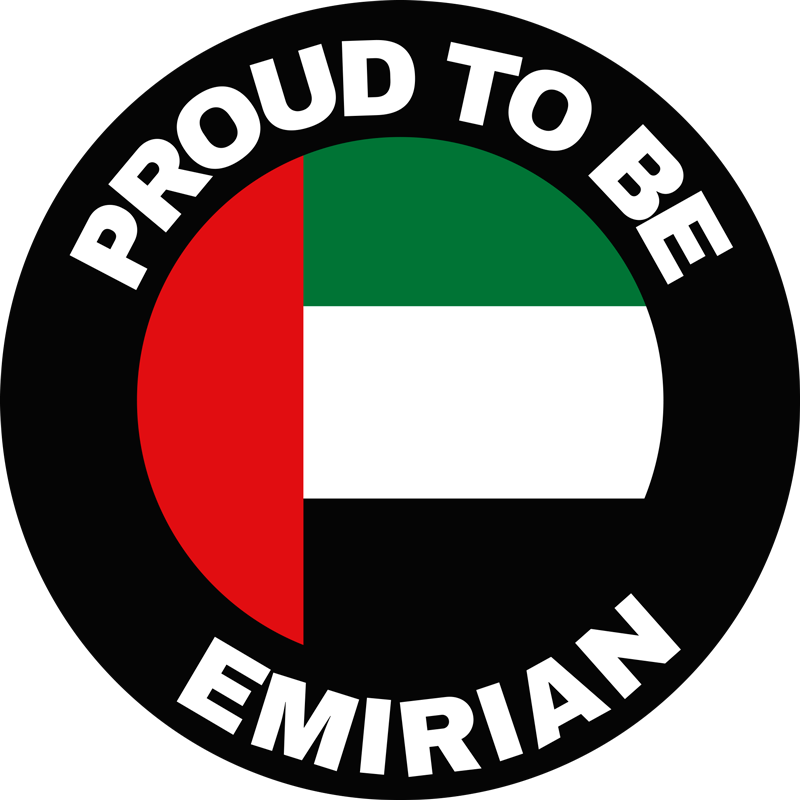 Proud to be Emirian Car Sticker - TenStickers
