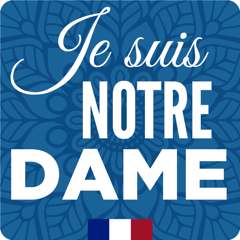 Autocollant Je suis Notre Dame - TenStickers