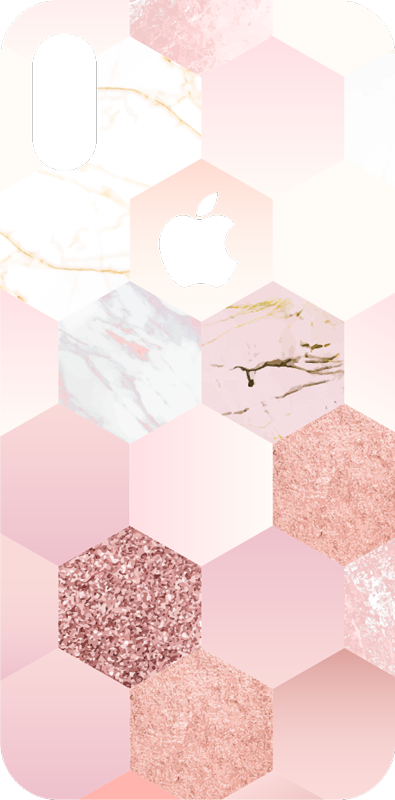 玫瑰色（iphone）iphone贴花 - TenStickers