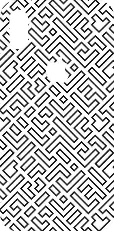 Maze (iphone) iPhone sticker - TenStickers