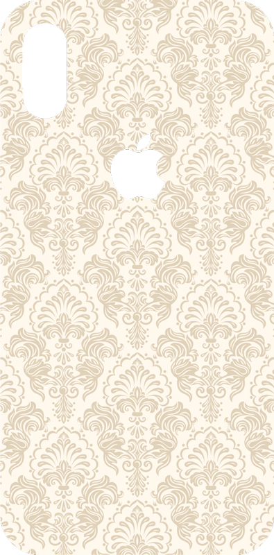 Naklejka na Iphone Beżowy wzór - TenStickers