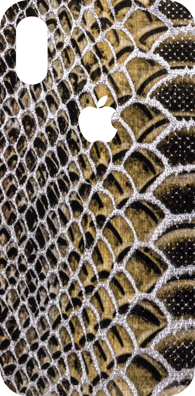 Snake Texture iPhone Sticker - TenStickers