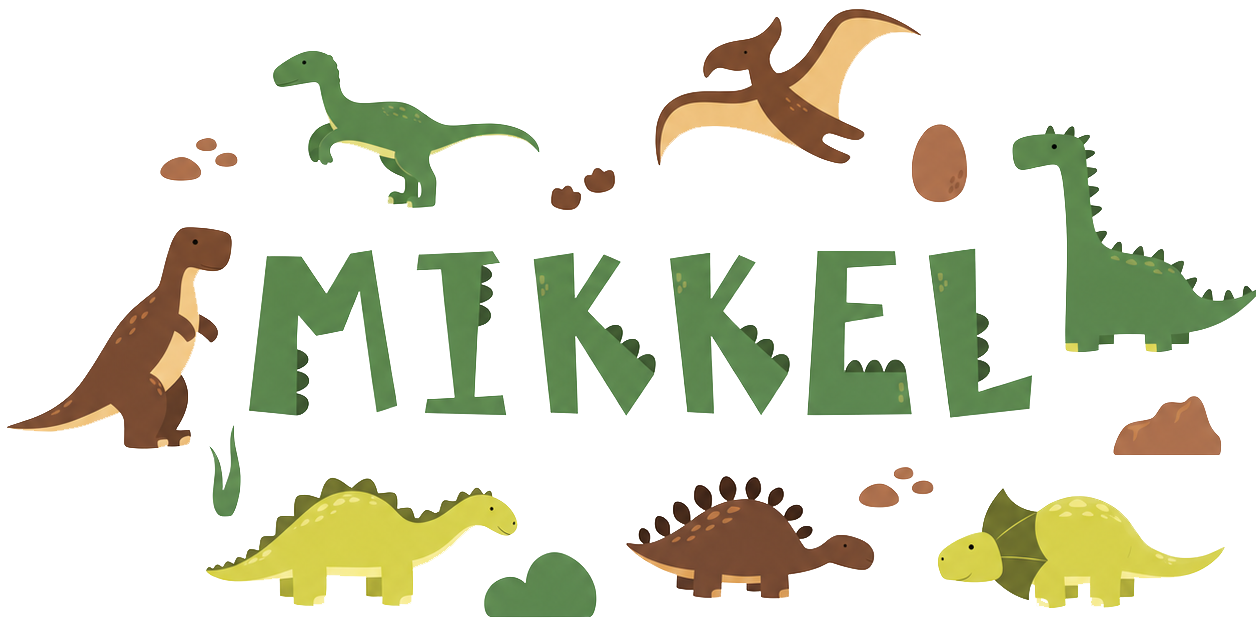 Naklejka na ścianę dla dzieci ramka jurassic - TenStickers