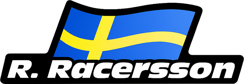Dekaler motorcykel svensk flagga ryttaridentitet - Tenstickers